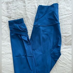 Teal lululemon wunder under leggings